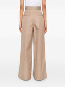 Pantalon taille haute en coton Balenciaga