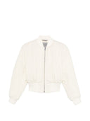 Balenciaga Cropped Bomber Jacket