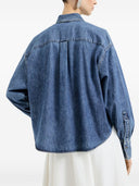 Brunello Cucinelli Denim Cotton Shirt