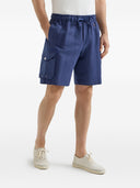 Brunello Cucinelli Leinen-Cargoshorts