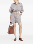 Brunello Cucinelli Gestreiftes Baumwollhemd