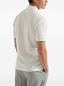 Brunello Cucinelli Poloshirt aus Wolle mit Logo