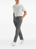 Brunello Cucinelli Logo Cotton T Shirt