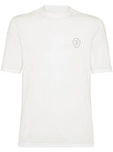 Brunello Cucinelli Logo Cotton T Shirt