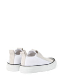 Brunello Cucinelli Wildleder- und Canvas-Sneakers