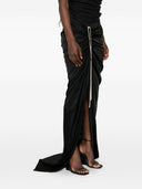 Gonna lunga asimmetrica di Rick Owens
