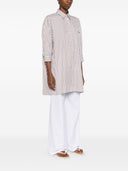 Camicia Brunello Cucinelli in cotone e seta a righe
