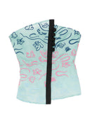 Emporio Armani Embroidered Strapless Top
