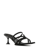 Sergio Rossi Suede Leather Heel Sandals