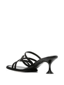 Sergio Rossi Suede Leather Heel Sandals