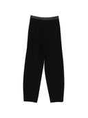 Emporio Armani Satin Trim Tapered Trousers