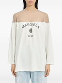 Mm6 Maison Margiela Logo Cotton T Shirt