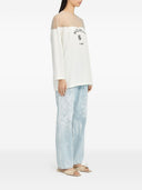 Mm6 Maison Margiela Logo Cotton T Shirt