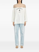 Mm6 Maison Margiela Logo Cotton T Shirt