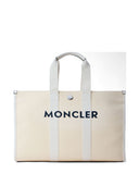 Canvas-Einkaufstasche mit Moncler-Logo