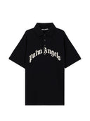 Poloshirt aus Baumwolle mit Palm Angels-Logo