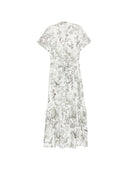 Alice + Olivia Printed Cotton Midi Dress