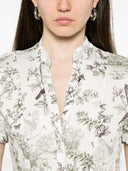Alice + Olivia Printed Cotton Midi Dress