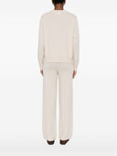 Soft Goat Trousers And Sweater Cashmere Set