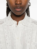 Ermanno Scervino Cotton And Silk Embroidered Shirt