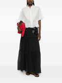 Ermanno Scervino Cotton And Silk Embroidered Shirt