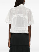 Ermanno Scervino Cotton And Silk Embroidered Shirt