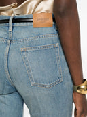 Saint Laurent Denim-Baumwoll-Schlagjeans