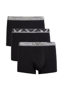 Confezione da 3 bauli con logo Emporio Armani