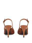 Sergio Rossi Slingback-Pumps aus Leder