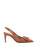 Sergio Rossi Slingback-Pumps aus Leder