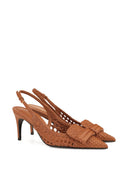 Sergio Rossi Slingback-Pumps aus Leder