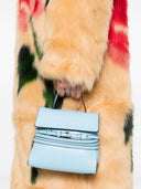 Moschino Tie Me Small Leather Handbag