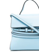 Moschino Tie Me Small Leather Handbag