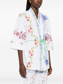 Relax Re Lux Embroidered Cotton Kimono Jacket