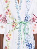 Relax Re Lux Embroidered Cotton Kimono Jacket