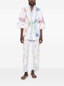 Relax Re Lux Embroidered Cotton Kimono Jacket