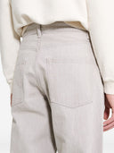 Jeans in denim a gamba larga Auralee