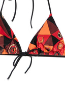 Top bikini a triangolo Pucci