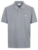 Carhartt Wip Main Logo Cotton Polo Shirt