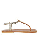 K Jacques St Tropez Picon Leder-Zapfensandalen