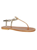 K Jacques St Tropez Picon Leder-Zapfensandalen