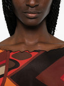 T Shirt Pucci in Tulle Stampato