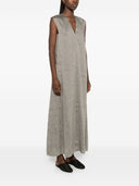 Cortana Aria Langes Leinenkleid