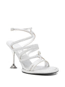 Sergio Rossi Glittered Heel Sandals