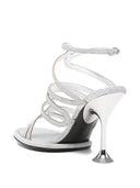 Sergio Rossi Glittered Heel Sandals