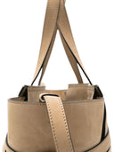 Moschino Tie Me Leather Handbag