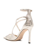 Jimmy Choo Azia Leather Heel Sandals