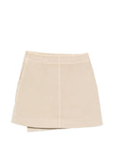 Closed Wrapped Short Skirt