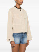Closed Cropped Utility Jacket