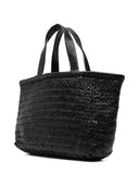 Manebi Medium Leather Tote Bag